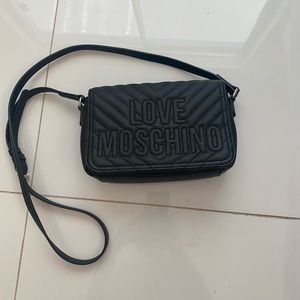 Love moschino women crossbody black bag medium